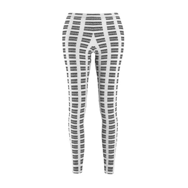 Women's Cut & Sew Casual Leggings (AOP) Parental Advisory Explicit Content
