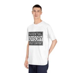 Unisex Classic Crewneck T-Shirt Parental Advisory Explicit Content