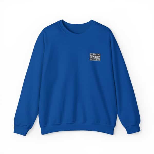 Parental Advisory Explicit Content Unisex Heavy Blend™ Crewneck Sweatshirt - Image 45