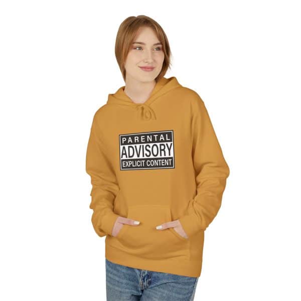 Parental Advisory Explicit Content Unisex Midweight Softstyle Fleece Hoodie - Image 31