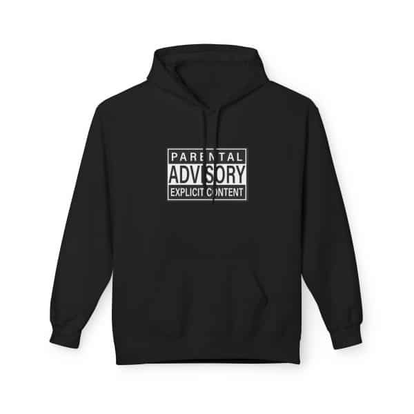 Parental Advisory Explicit Content Unisex Midweight Softstyle Fleece Hoodie - Image 13