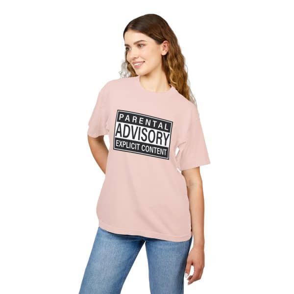 Parental Advisory Explicit Content Unisex Urban Heavy Tee - Image 11