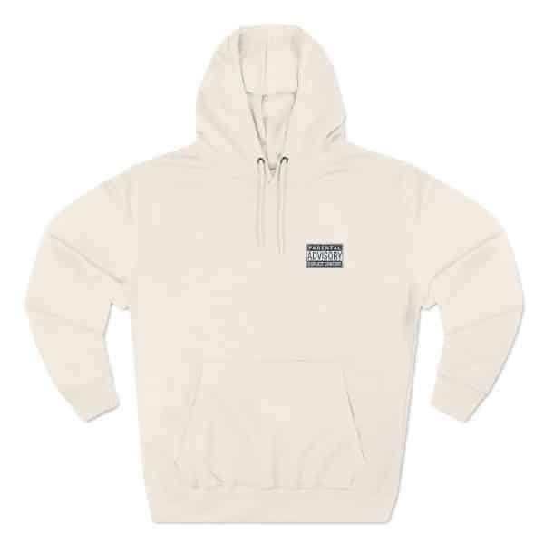 Parental Advisory Explicit Content Three-Panel Fleece Hoodie - Image 17