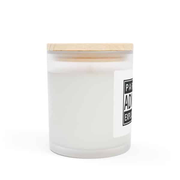 Parental Advisory Explicit Content Frosted Glass Candle, 11oz - Image 18