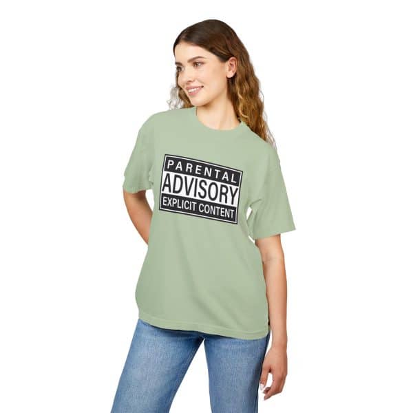 Parental Advisory Explicit Content Unisex Urban Heavy Tee - Image 31
