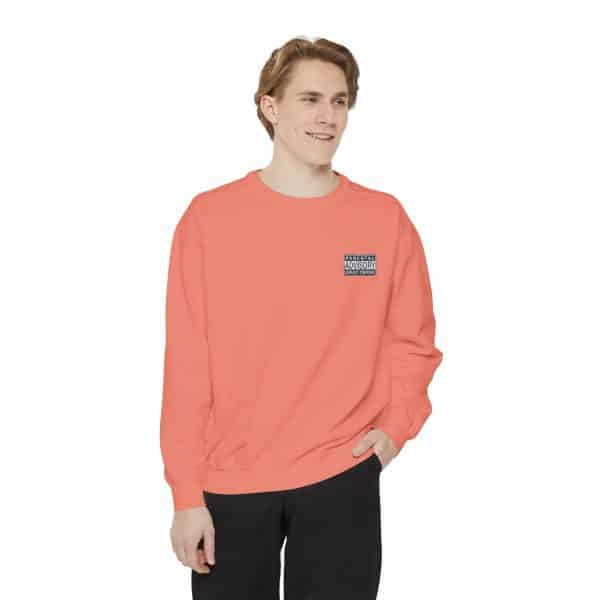 Parental Advisory Explicit Content Unisex Garment-Dyed Sweatshirt - Image 7