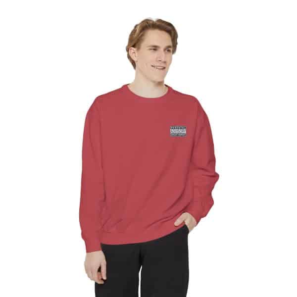 Parental Advisory Explicit Content Unisex Garment-Dyed Sweatshirt - Image 55