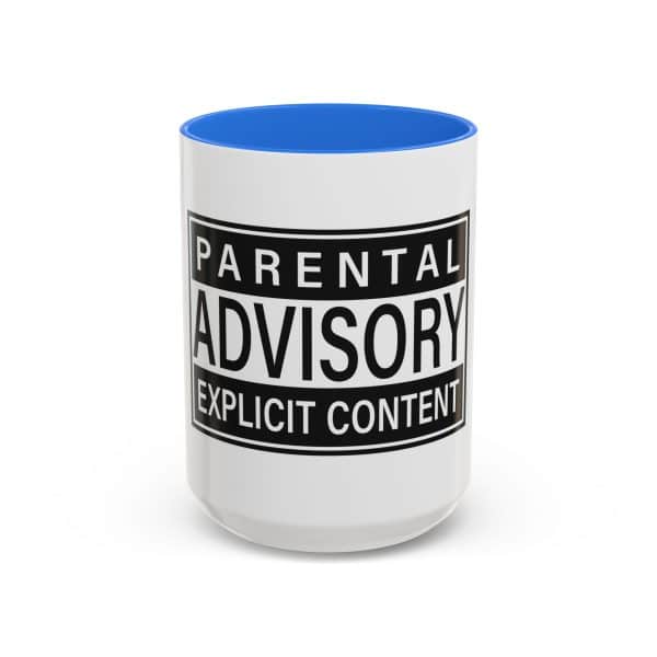 Parental Advisory Explicit Content Colorful Mugs (11oz, 15oz) - Image 57