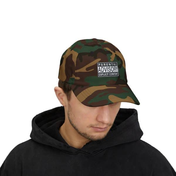 Parental Advisory Explicit Content Classic Dad Cap - Image 11