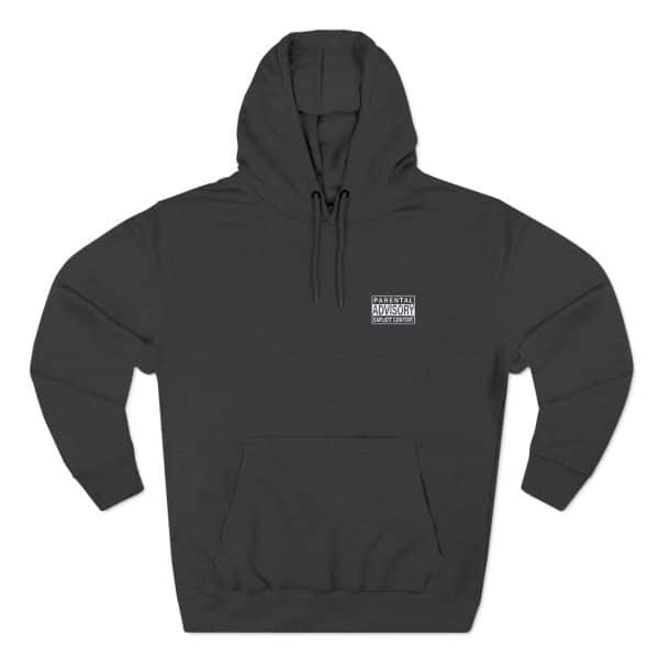 Parental Advisory Explicit Content Three-Panel Fleece Hoodie - Image 9