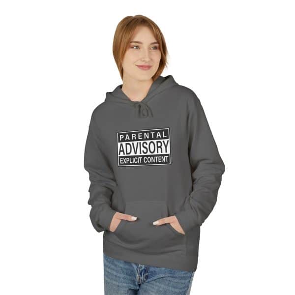 Parental Advisory Explicit Content Unisex Midweight Softstyle Fleece Hoodie - Image 51