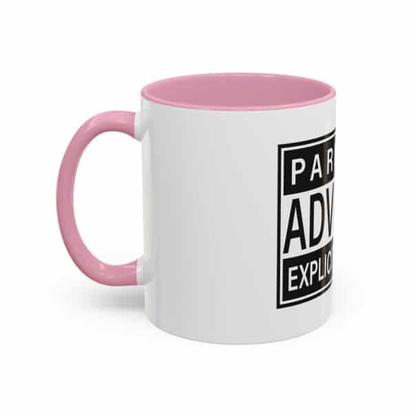 Parental Advisory Explicit Content Colorful Mugs (11oz, 15oz) - Image 40