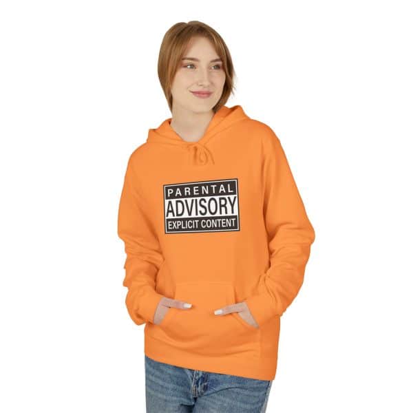 Parental Advisory Explicit Content Unisex Midweight Softstyle Fleece Hoodie - Image 35