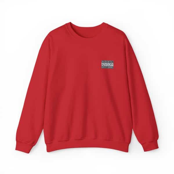Parental Advisory Explicit Content Unisex Heavy Blend™ Crewneck Sweatshirt - Image 57