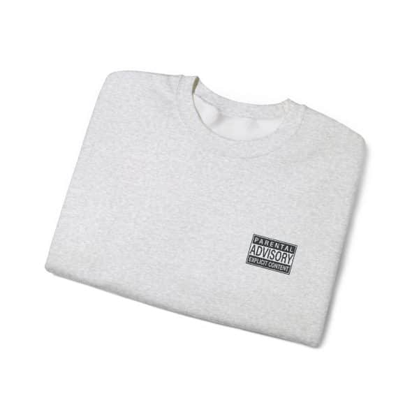 Parental Advisory Explicit Content Unisex Heavy Blend™ Crewneck Sweatshirt - Image 7