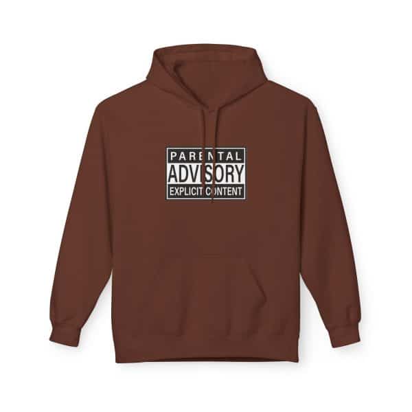 Parental Advisory Explicit Content Unisex Midweight Softstyle Fleece Hoodie - Image 9