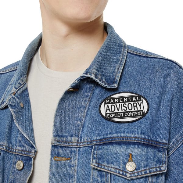 Parental Advisory Explicit Content Iron-On Patches - Image 10