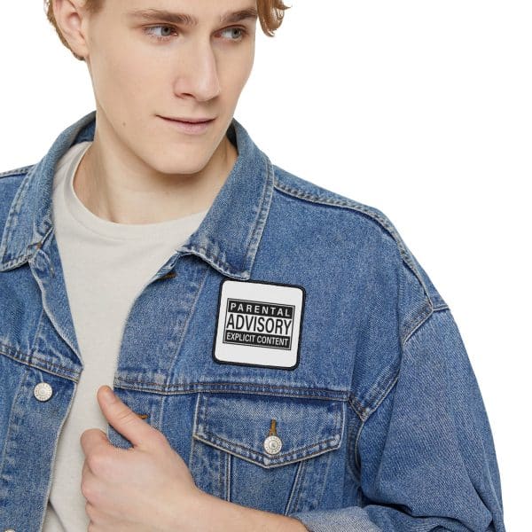 Parental Advisory Explicit Content Iron-On Patches - Image 2