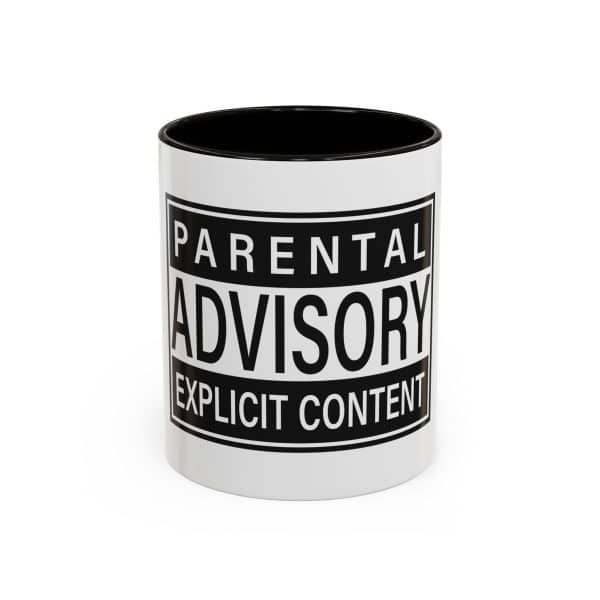 Parental Advisory Explicit Content Colorful Mugs (11oz, 15oz)