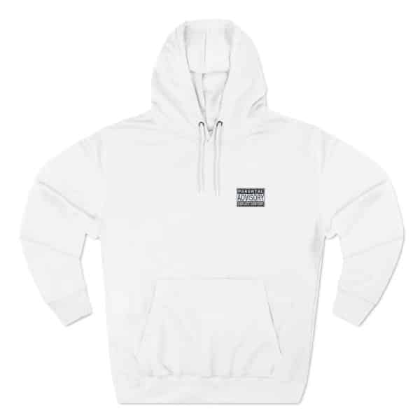 Parental Advisory Explicit Content Three-Panel Fleece Hoodie