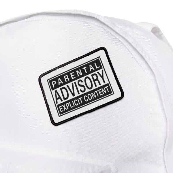 Parental Advisory Explicit Content Iron-On Patches - Image 16