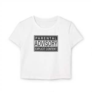Parental Advisory Explicit Content Women's Baby Tee