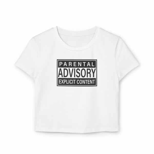 Parental Advisory Explicit Content Women's Baby Tee