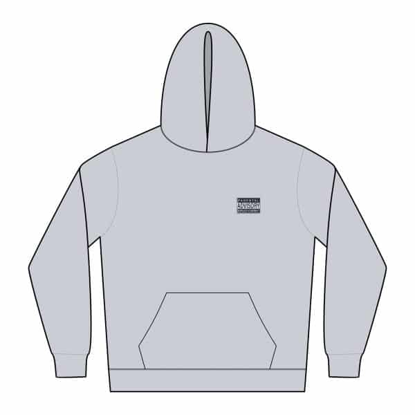 Parental Advisory Explicit Content Relaxed Hoodie - Image 11