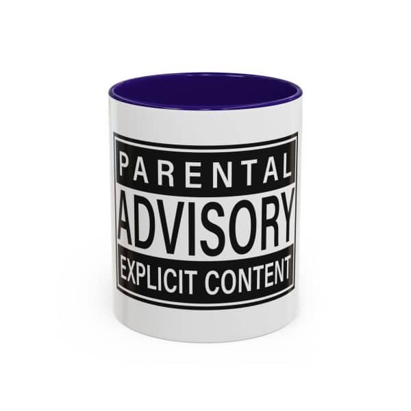 Parental Advisory Explicit Content Colorful Mugs (11oz, 15oz) - Image 5