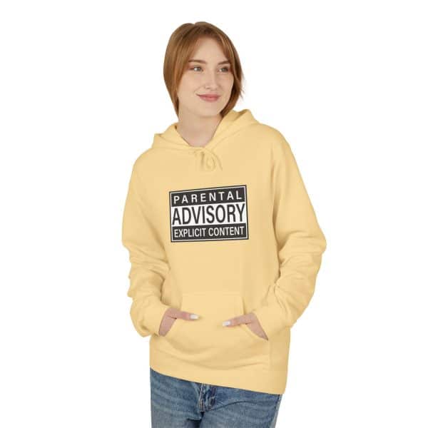 Parental Advisory Explicit Content Unisex Midweight Softstyle Fleece Hoodie - Image 23