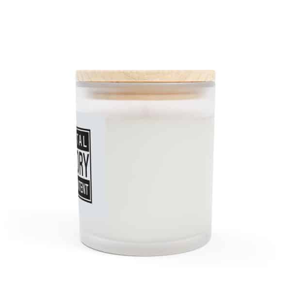 Parental Advisory Explicit Content Frosted Glass Candle, 11oz - Image 7