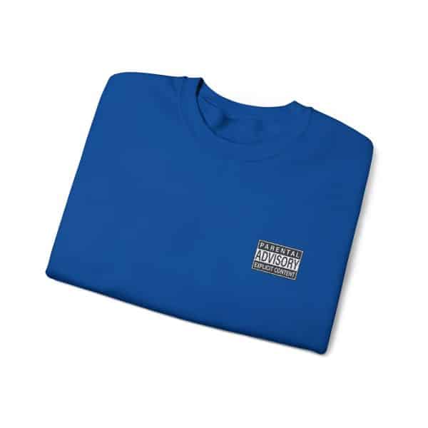 Parental Advisory Explicit Content Unisex Heavy Blend™ Crewneck Sweatshirt - Image 47