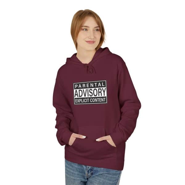 Parental Advisory Explicit Content Unisex Midweight Softstyle Fleece Hoodie - Image 39