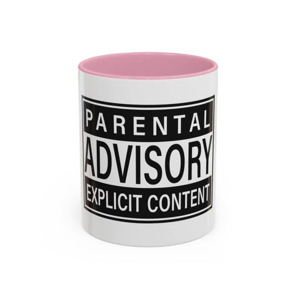 Parental Advisory Explicit Content Colorful Mugs (11oz, 15oz) - Image 37