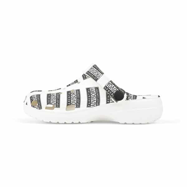 Parental Advisory Explicit Content Kid's EVA Foam Clogs (AOP) - Image 4