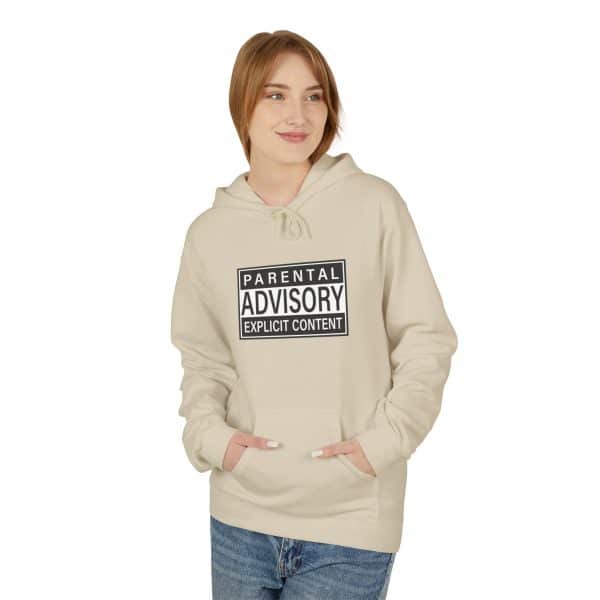 Parental Advisory Explicit Content Unisex Midweight Softstyle Fleece Hoodie - Image 19