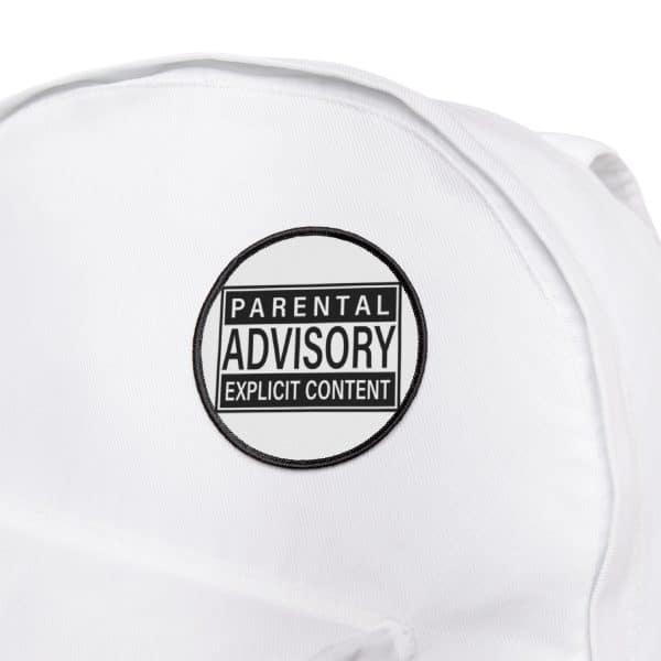 Parental Advisory Explicit Content Iron-On Patches - Image 8