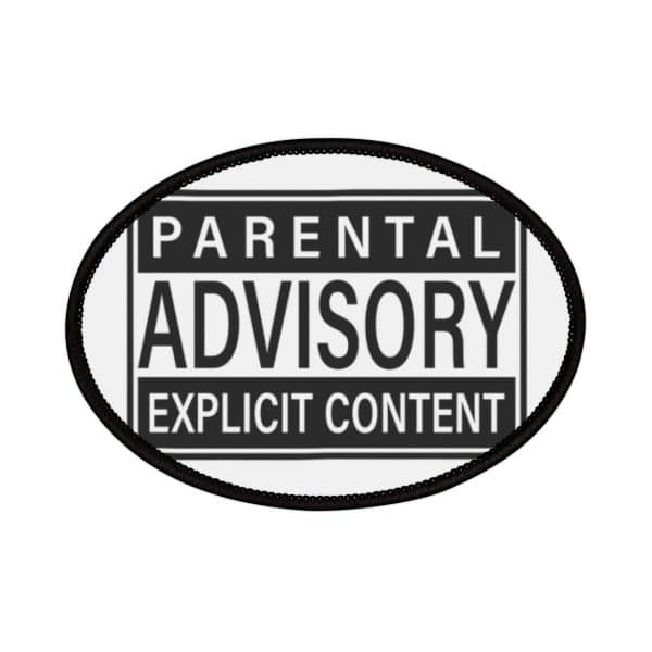 Parental Advisory Explicit Content Iron-On Patches - Image 9