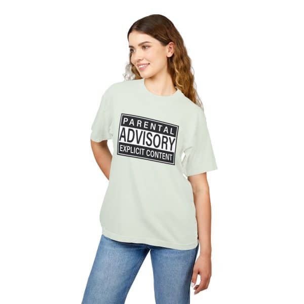 Parental Advisory Explicit Content Unisex Urban Heavy Tee - Image 27