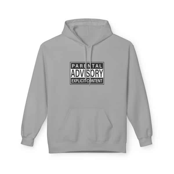 Parental Advisory Explicit Content Unisex Midweight Softstyle Fleece Hoodie - Image 5