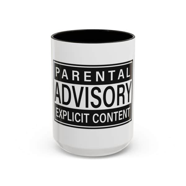 Parental Advisory Explicit Content Colorful Mugs (11oz, 15oz) - Image 49