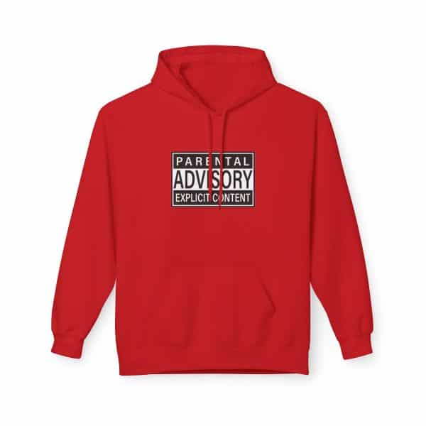 Parental Advisory Explicit Content Unisex Midweight Softstyle Fleece Hoodie - Image 53