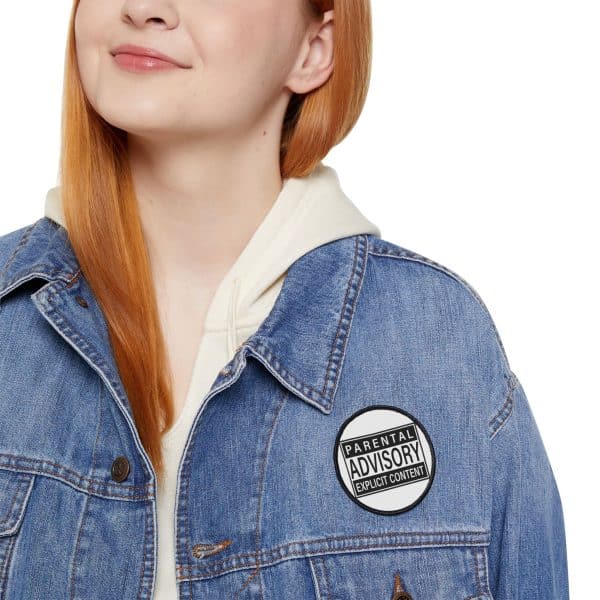 Parental Advisory Explicit Content Iron-On Patches - Image 7