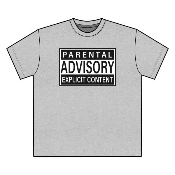 Parental Advisory Explicit Content Unisex Freestyler Dry Handfeel Heavy Tee - Image 3