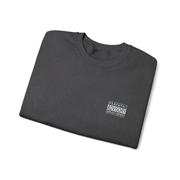 Parental Advisory Explicit Content Unisex Heavy Blend™ Crewneck Sweatshirt - Image 39