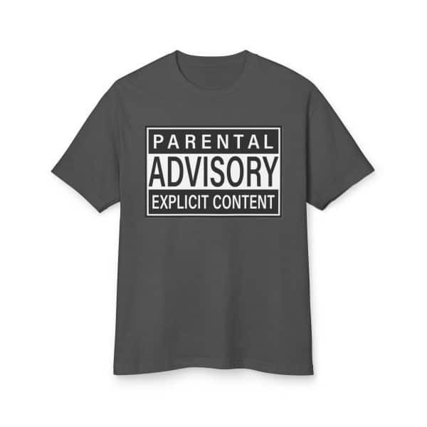 Parental Advisory Explicit Content Unisex Garment-Dyed Heavyweight Cotton Tee - Image 17