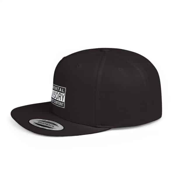Parental Advisory Explicit Content Flat Bill Snapback - Image 21