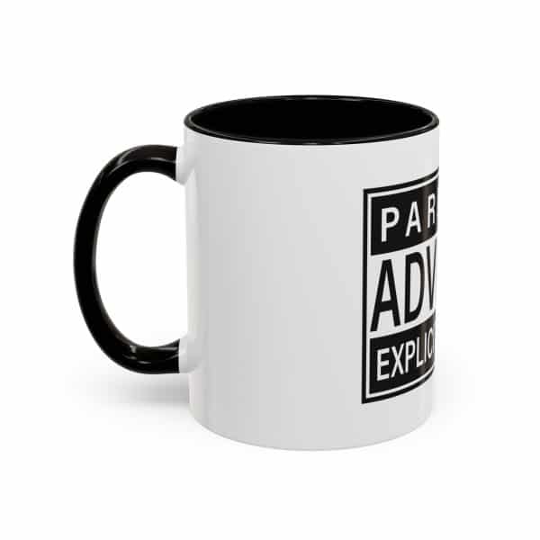 Parental Advisory Explicit Content Colorful Mugs (11oz, 15oz) - Image 4