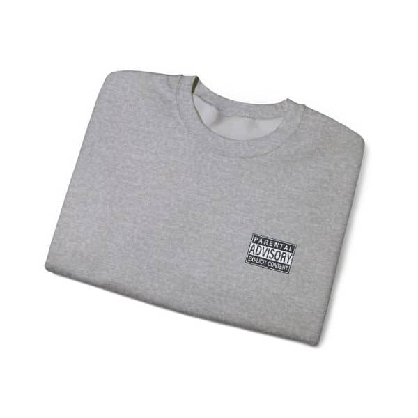 Parental Advisory Explicit Content Unisex Heavy Blend™ Crewneck Sweatshirt - Image 19