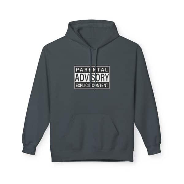 Parental Advisory Explicit Content Unisex Midweight Softstyle Fleece Hoodie - Image 45